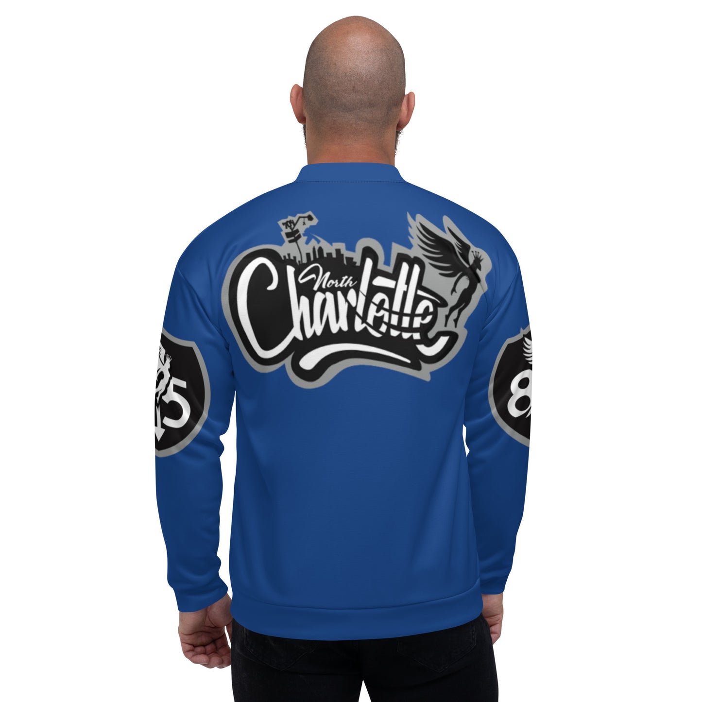 North Blue Unisex Bomber Jacket