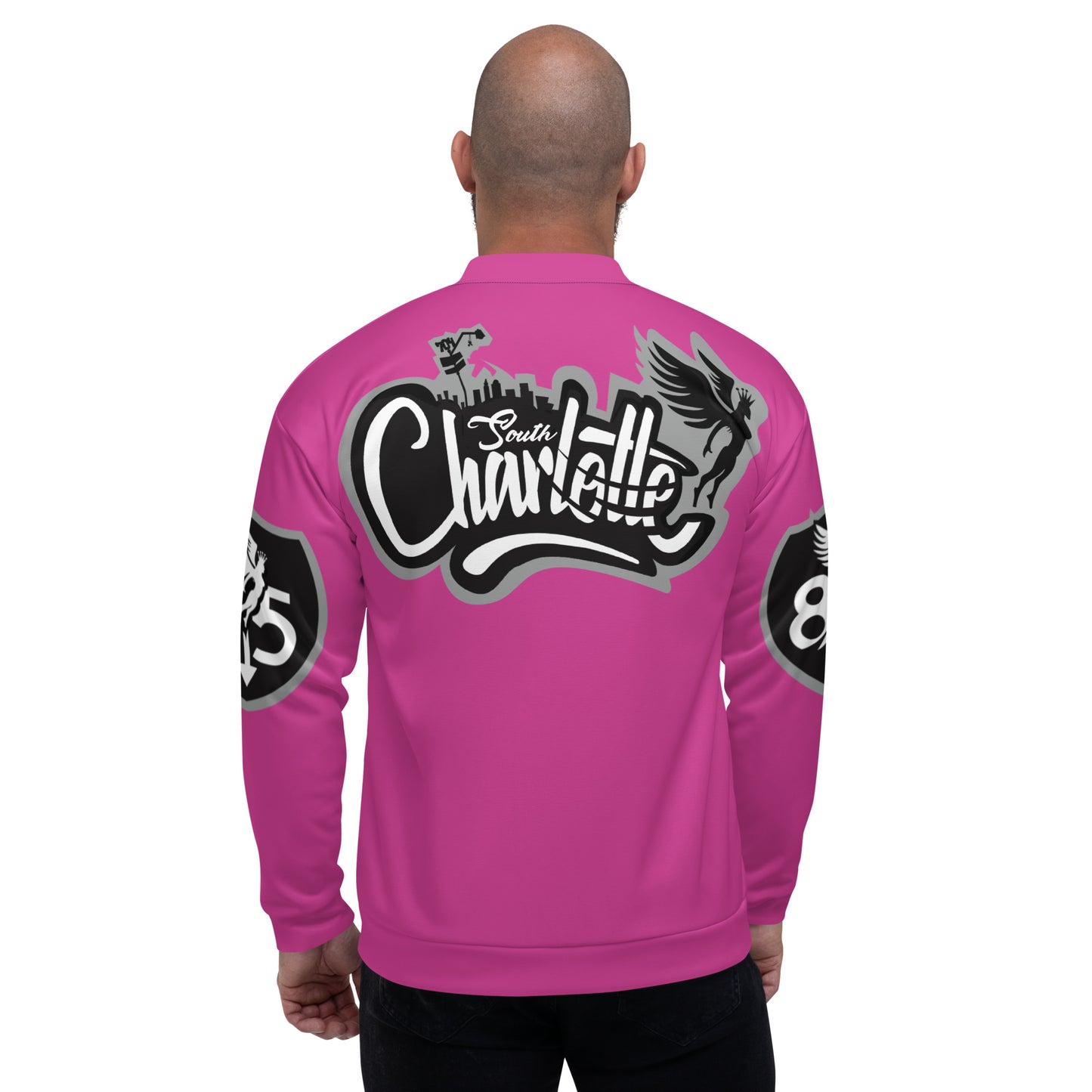 South Pink Unisex Bomber Jacket
