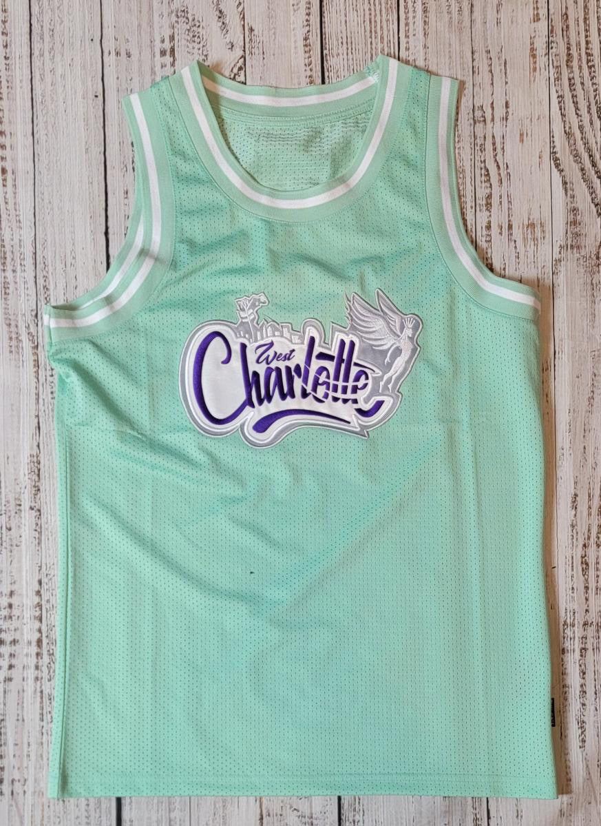 Clt Embroidered Basketball Jersey